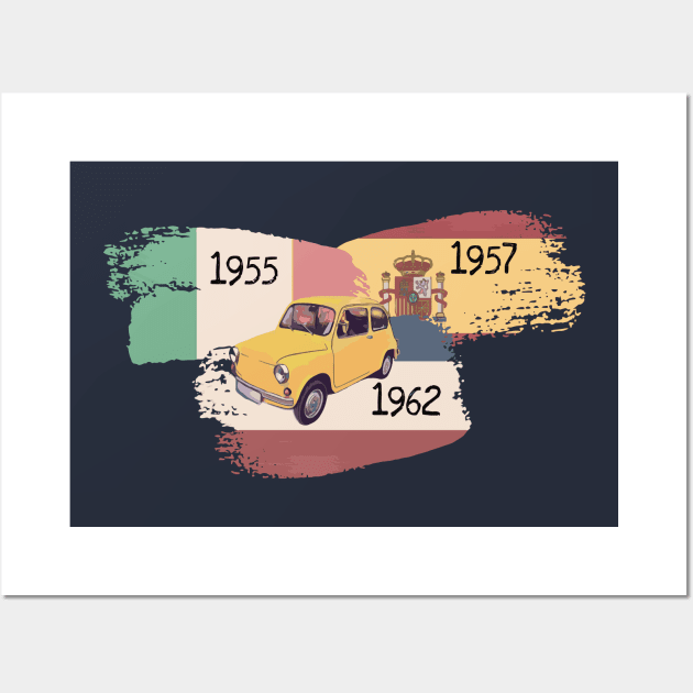 Fiat 600 Wall Art by RetroTjoshak